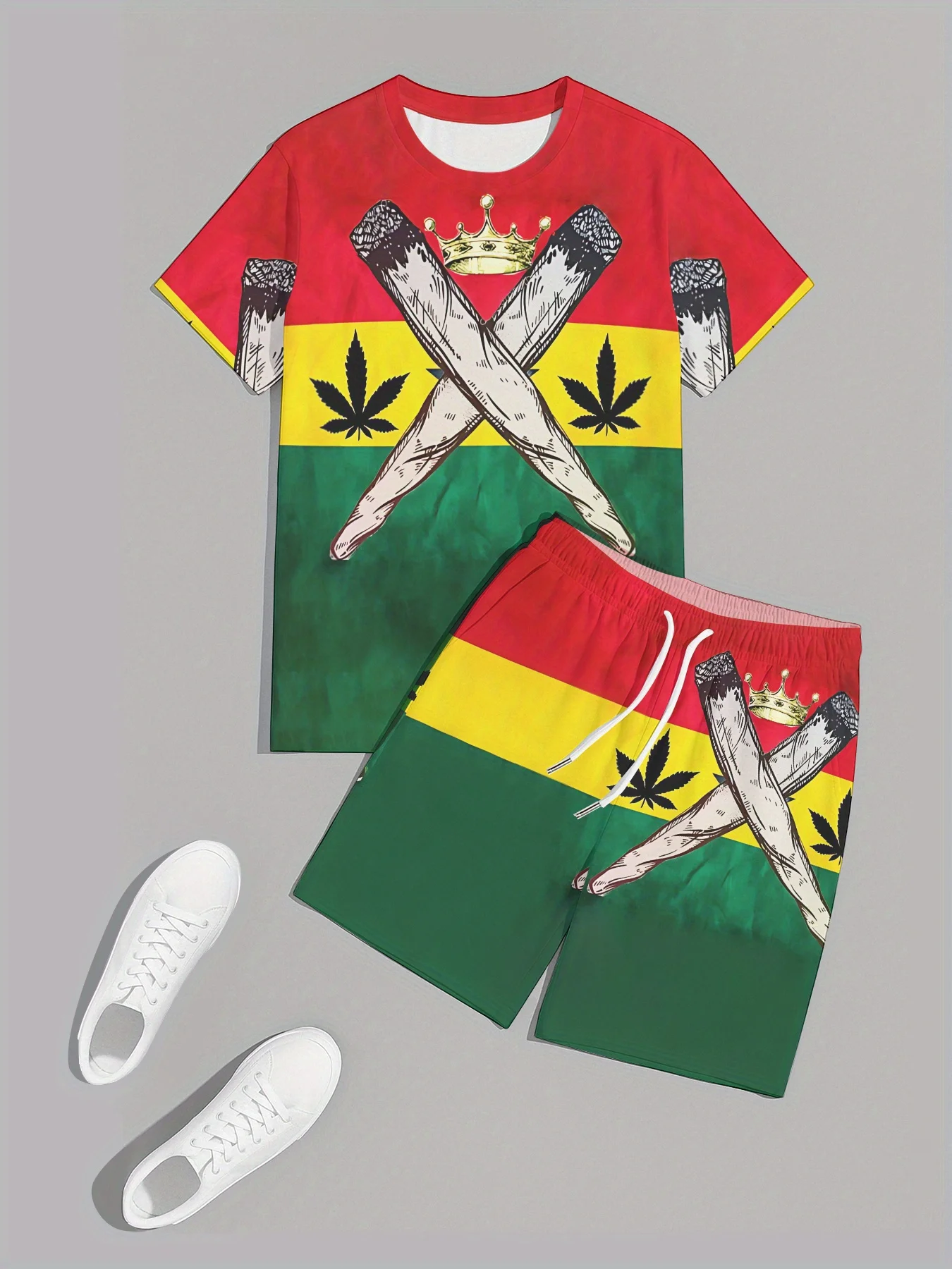 2026 Summer New Men's Set: Y2K Oversized Casual T-shirt, Training Fitness Quick-dry Shorts, Comfortable and Breathable Jersey
2026 Summer New Men's Set: Y2K Oversized Casual T-shirt, Training Fitness Quick-dry Shorts, Comfortable and Breathable Jersey