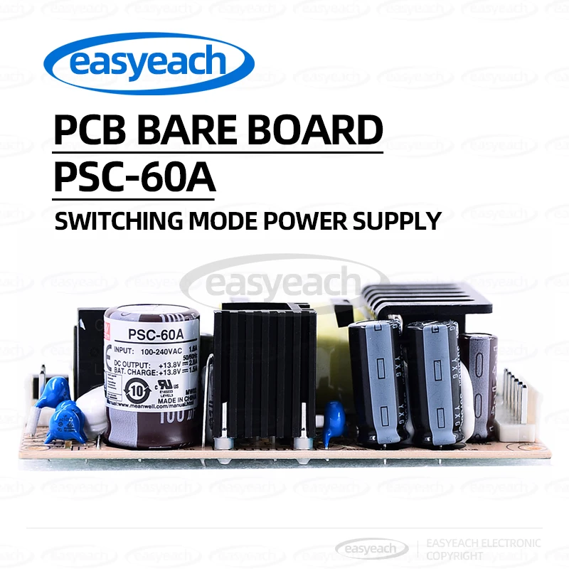 MEAN WELL Security Power Supply PSC-60A/60B 60W 12V/24v Battery Charger UPS Function PCB Type
MEAN WELL Security Power Supply PSC-60A/60B 60W 12V/24v Battery Charger UPS Function PCB Type