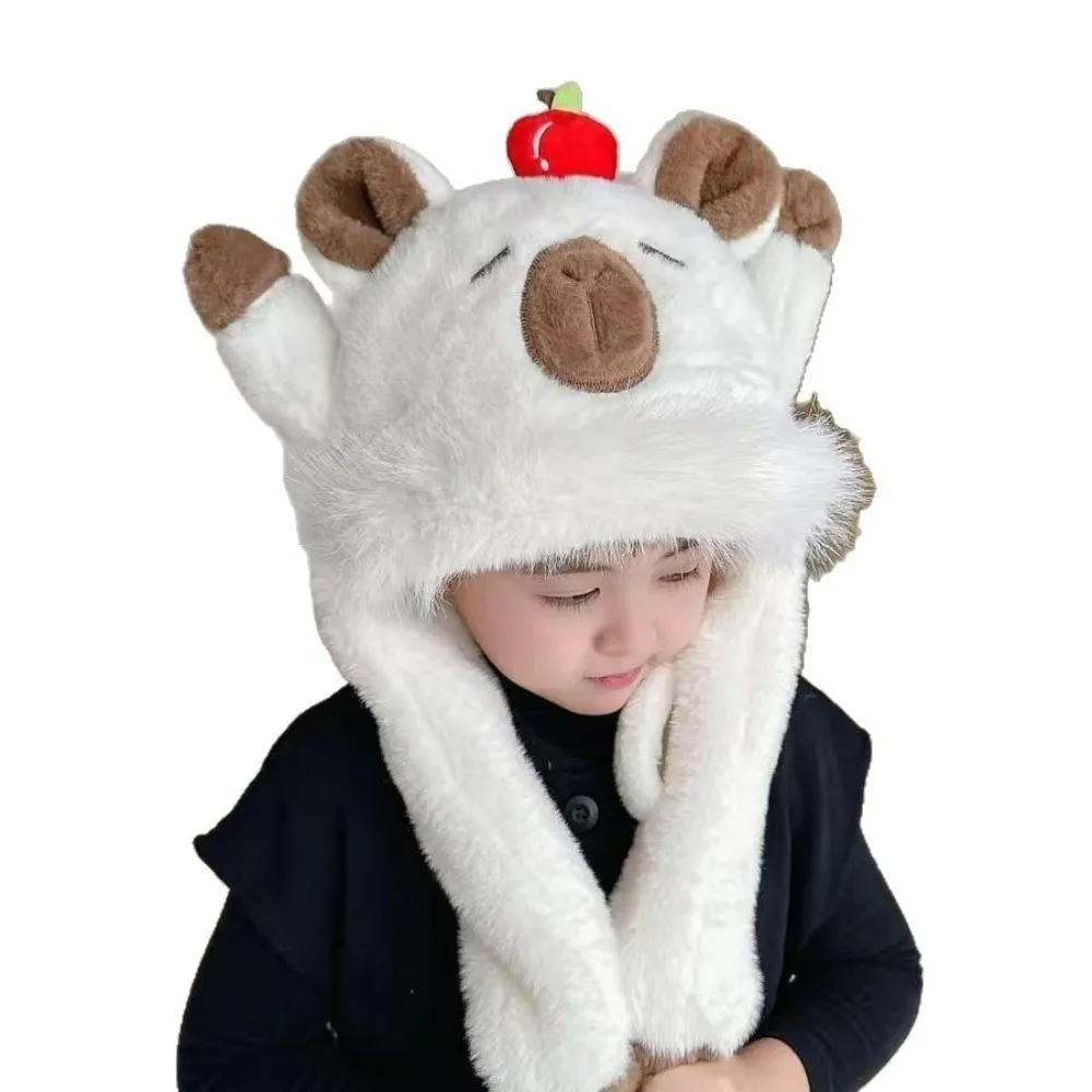 Fashion Cute Capybara Warm Hat Windproof Cold Proof Ear Protection Cap with Movable Ears Hooded Hat Scarf Winter
Fashion Cute Capybara Warm Hat Windproof Cold Proof Ear Protection Cap with Movable Ears Hooded Hat Scarf Winter