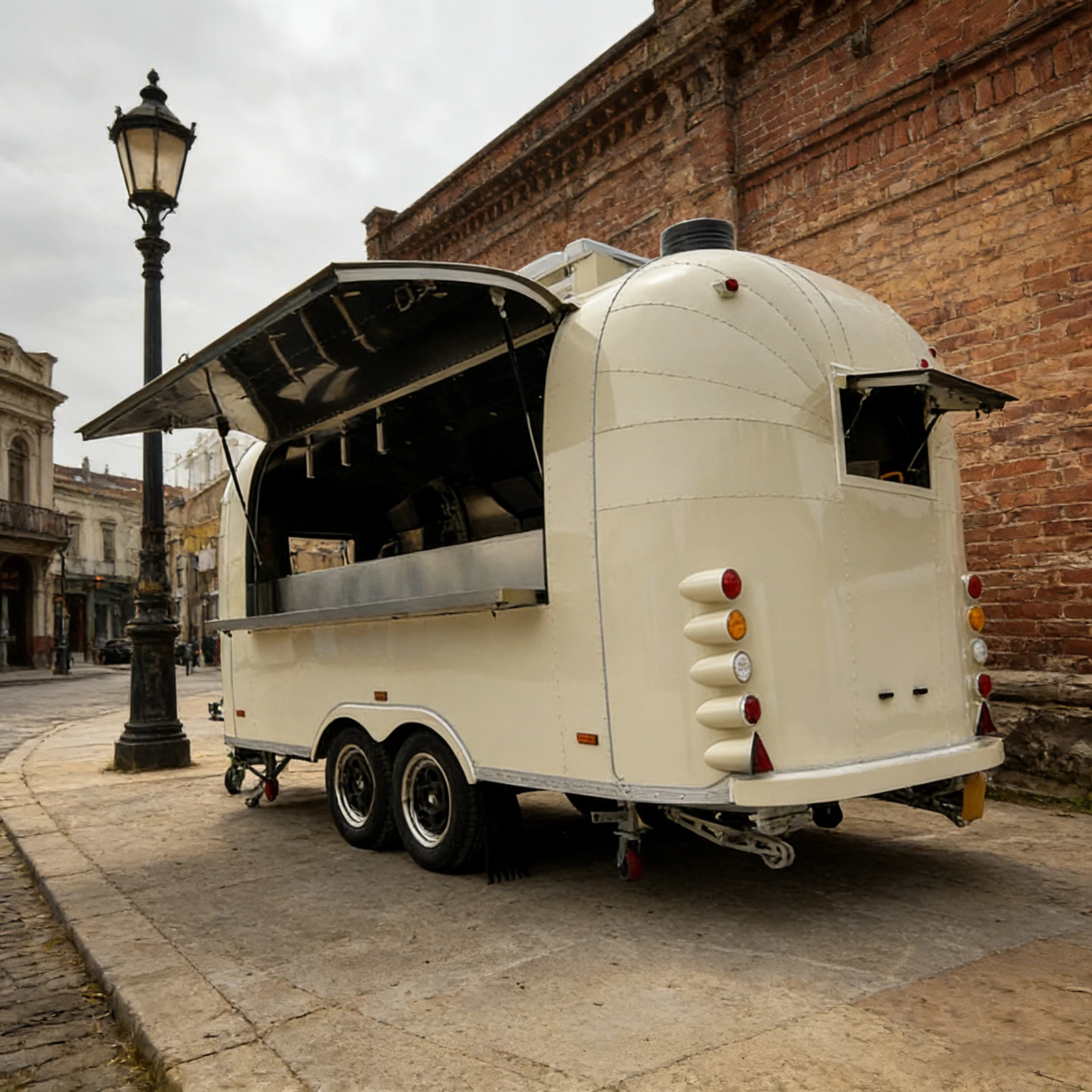 Fully Equipped Concession Trailer, 10ft Mobile Kitchen Food Truck with Full Appliances, Customizable Snack Cart for Coffee, Pizz
Fully Equipped Concession Trailer, 10ft Mobile Kitchen Food Truck with Full Appliances, Customizable Snack Cart for Coffee, Pizz