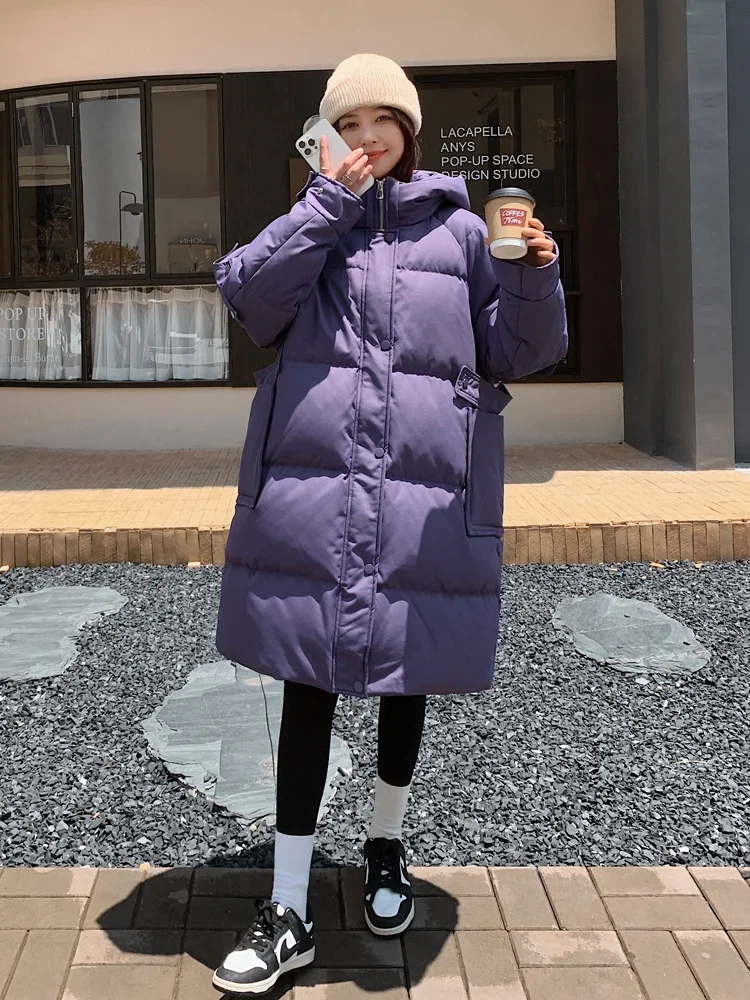 Women's Warm Winter Coat, Large Size Outerwear, Loose Casual Down Jackets, 90 White Duck Down, Thick Hooded Windproof Coat, New
Women's Warm Winter Coat, Large Size Outerwear, Loose Casual Down Jackets, 90 White Duck Down, Thick Hooded Windproof Coat, New