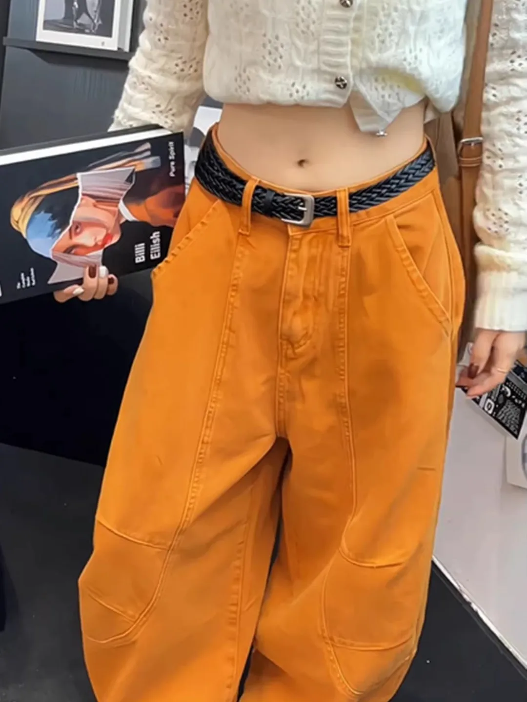 High Street Casual High Waist Straight Leg Denim Pants Women's Loose Fit Workwear Jeans Autumn Versatile Washed out Trousers
High Street Casual High Waist Straight Leg Denim Pants Women's Loose Fit Workwear Jeans Autumn Versatile Washed out Trousers