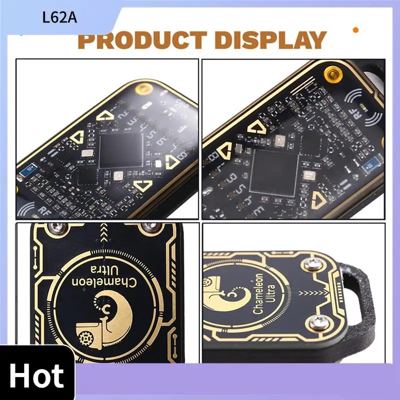L62A Chameleon Ultra RFID Считыватель смарт-чипов + брелок UID Эмулятор смарт-карт NFC Дубликатор 125 кГц 13,56 МГц ID IC Декодирование карт
L62A Chameleon Ultra RFID Считыватель смарт-чипов + брелок UID Эмулятор смарт-карт NFC Дубликатор 125 кГц 13,56 МГц ID IC Декодирование карт