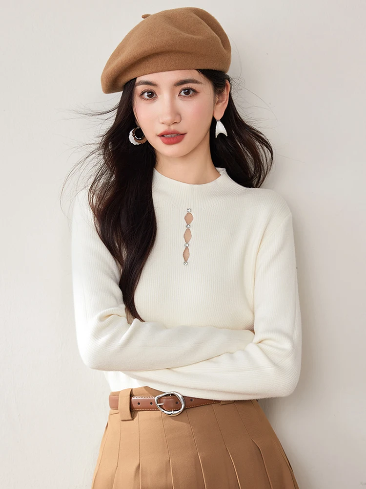 Autumn Winter Half Turtleneck Women Sweater Vintage Solid Color Knitted Tops Casual Slim Pullover Korean Simple Chic Sweaters
Autumn Winter Half Turtleneck Women Sweater Vintage Solid Color Knitted Tops Casual Slim Pullover Korean Simple Chic Sweaters