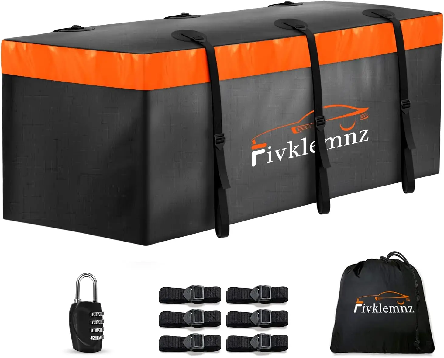 20 Cubic Feet Waterproof Car Tray Luggage Bag 59"x24"x24" with 6 Straps & Lock for Steel Trailer Basket
20 Cubic Feet Waterproof Car Tray Luggage Bag 59"x24"x24" with 6 Straps & Lock for Steel Trailer Basket