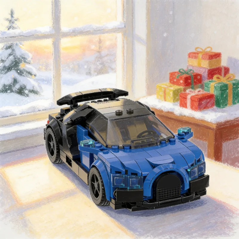 311pcs MOC City Champions BUGATTI Chiron Sport Blue Black Model Building Blocks Architecture Toy Festival Gift Education
311pcs MOC City Champions BUGATTI Chiron Sport Blue Black Model Building Blocks Architecture Toy Festival Gift Education
