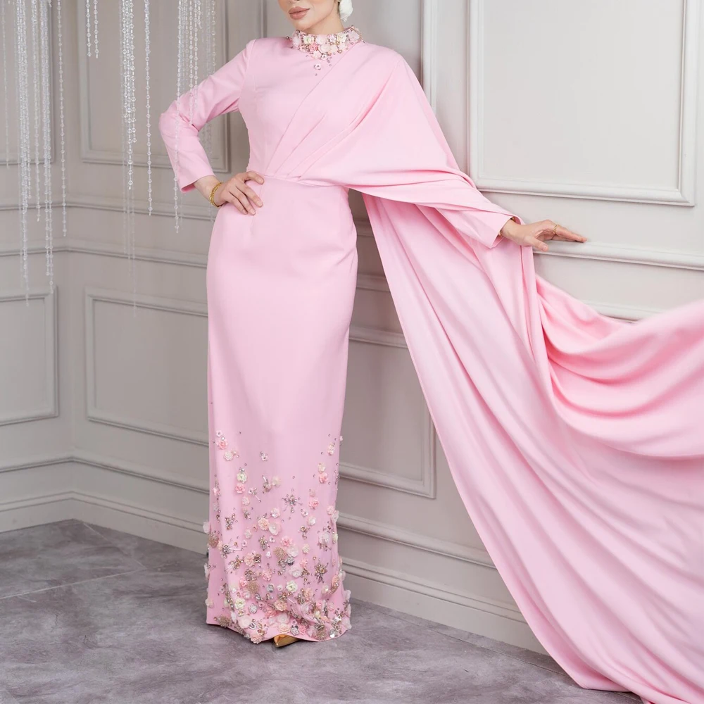 Розовое прямое мусульманское вечернее платье по индивидуальному заказу, платья-хиджаб с цветочным принтом и накидкой, расшитое бисером, вечернее платье для женщин
Розовое прямое мусульманское вечернее платье по индивидуальному заказу, платья-хиджаб с цветочным принтом и накидкой, расшитое бисером, вечернее платье для женщин