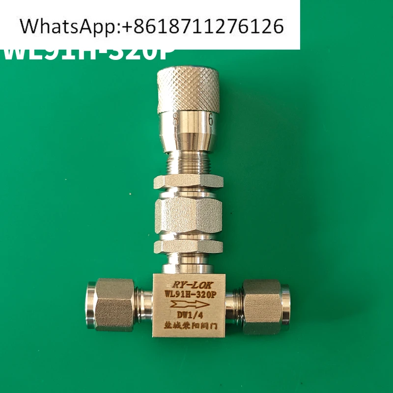 304 stainless steel ferrule type micro-control valve angle needle valve flow trimmer valve 1/4 1/8 3 6mm
304 stainless steel ferrule type micro-control valve angle needle valve flow trimmer valve 1/4 1/8 3 6mm