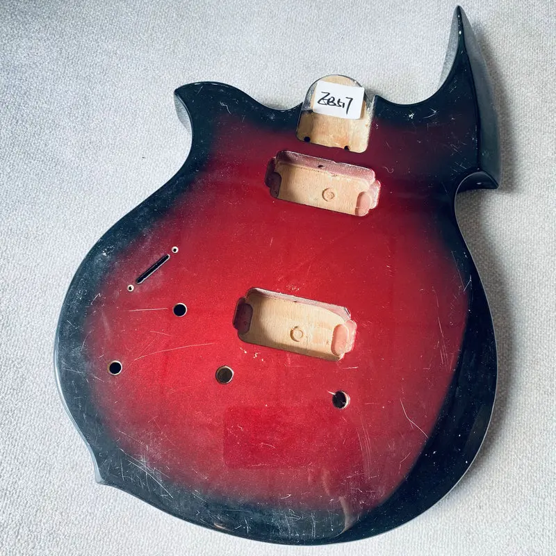 EB517 Left Hand Version Custom Electric Guitar Shaped Body Unfinished in Red Color with Paints and Wood Damaegs for DIY
EB517 Left Hand Version Custom Electric Guitar Shaped Body Unfinished in Red Color with Paints and Wood Damaegs for DIY
