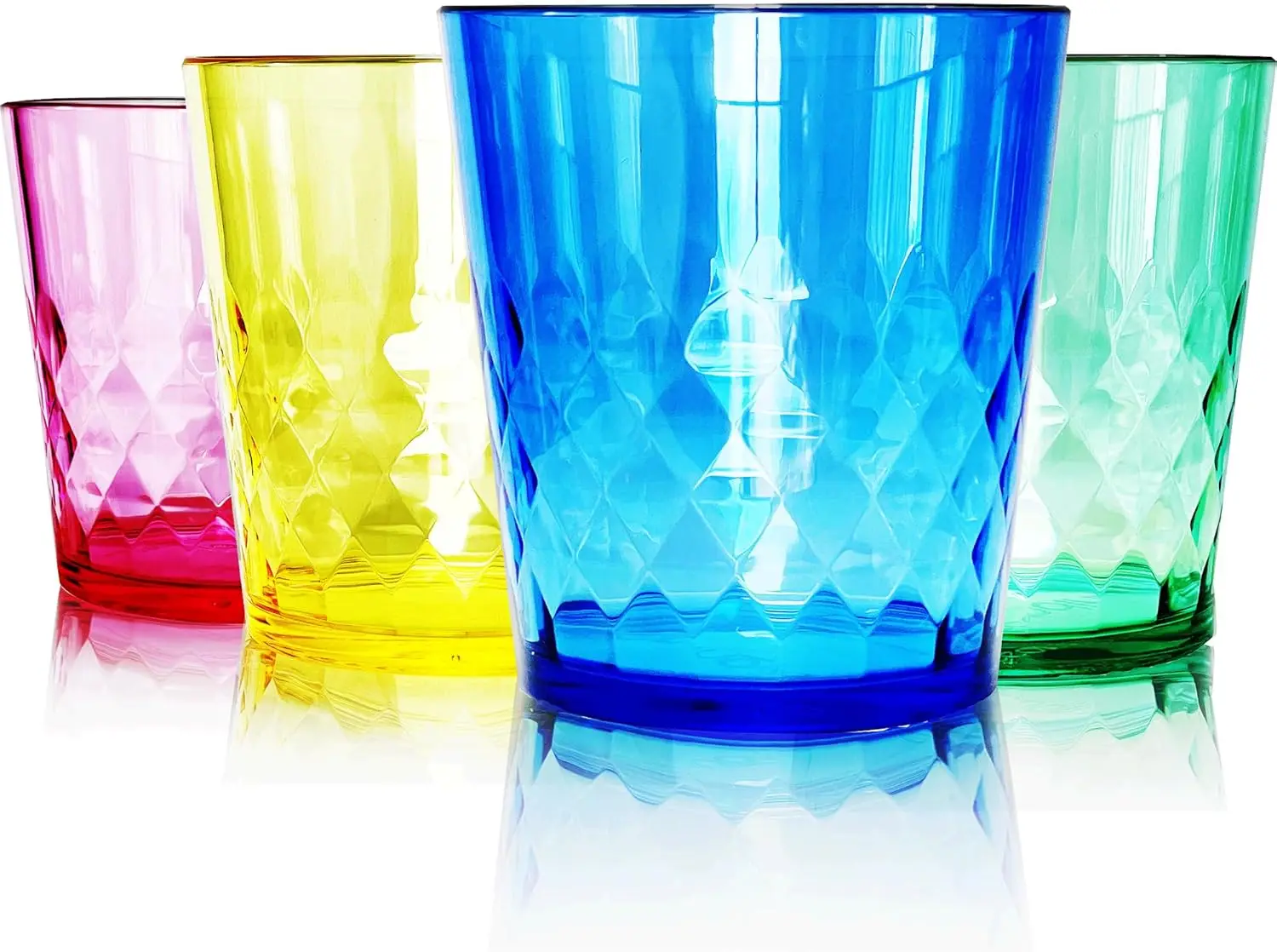 8 Oz Acrylic Tumblers Set of 4, Shatterproof Reusable Cups for Kids & Adults, Dishwasher Safe with Smooth Rims
8 Oz Acrylic Tumblers Set of 4, Shatterproof Reusable Cups for Kids & Adults, Dishwasher Safe with Smooth Rims