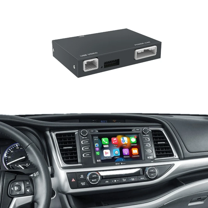 Wireless Carplay Android Auto Decoder For Toyota Touch 2 Entune 2 System Highlander Sienna Prius Yaris Camry CHR
Wireless Carplay Android Auto Decoder For Toyota Touch 2 Entune 2 System Highlander Sienna Prius Yaris Camry CHR