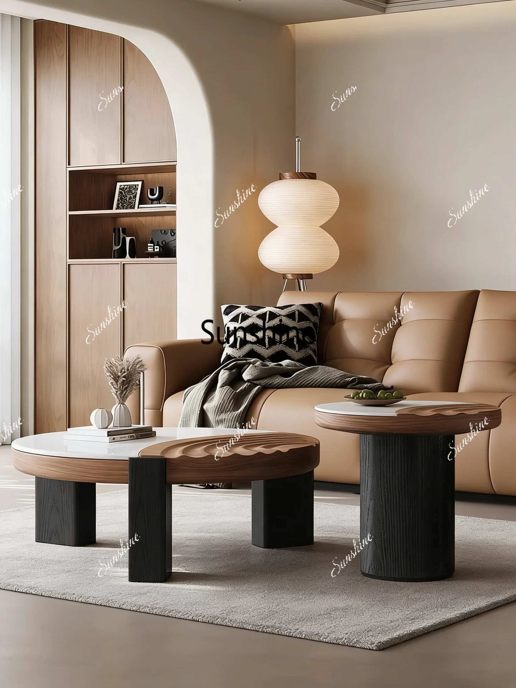 Ytable living room household medium retro style light luxury high-end furniture living room household round small apartment
Ytable living room household medium retro style light luxury high-end furniture living room household round small apartment