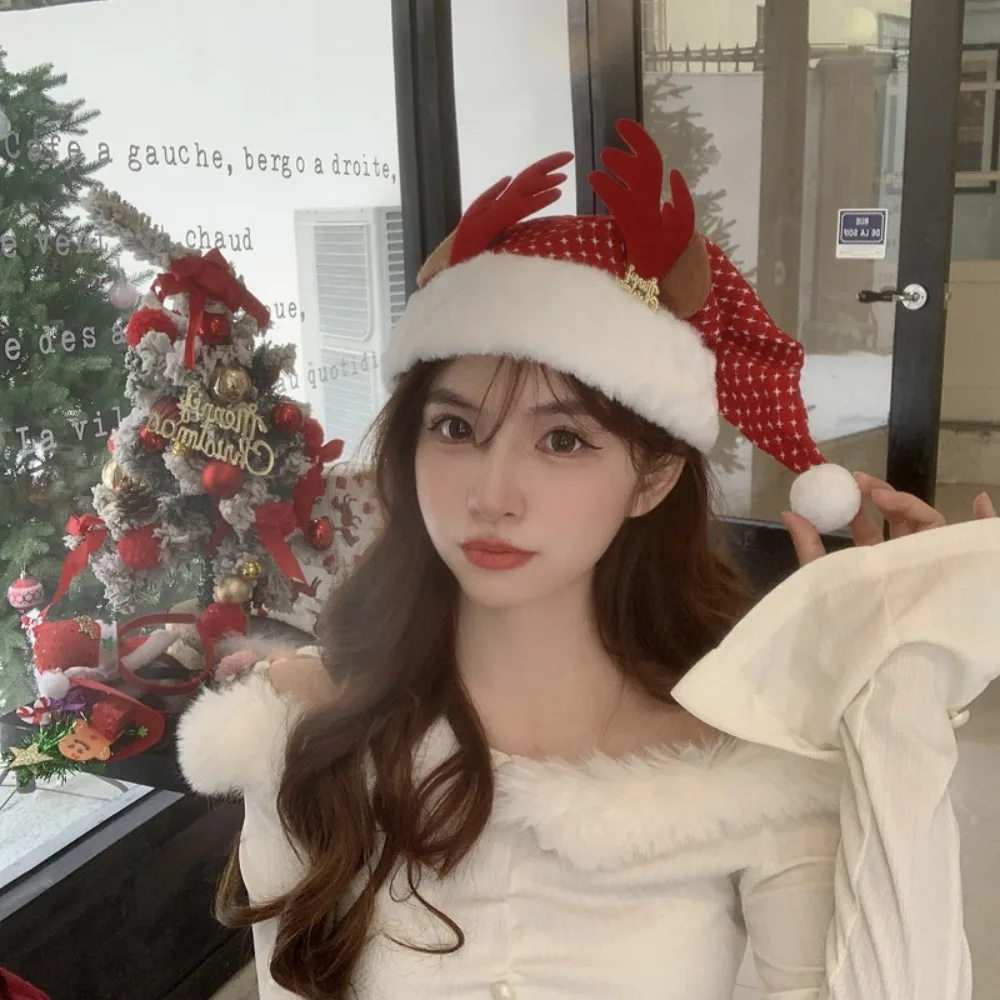 Merry Christmas Decoration Christmas Sequin Hat Snowflake Green Red Elk Deer Cap Korean Style Bow Red Plush Hat Winter/Autumn
Merry Christmas Decoration Christmas Sequin Hat Snowflake Green Red Elk Deer Cap Korean Style Bow Red Plush Hat Winter/Autumn
