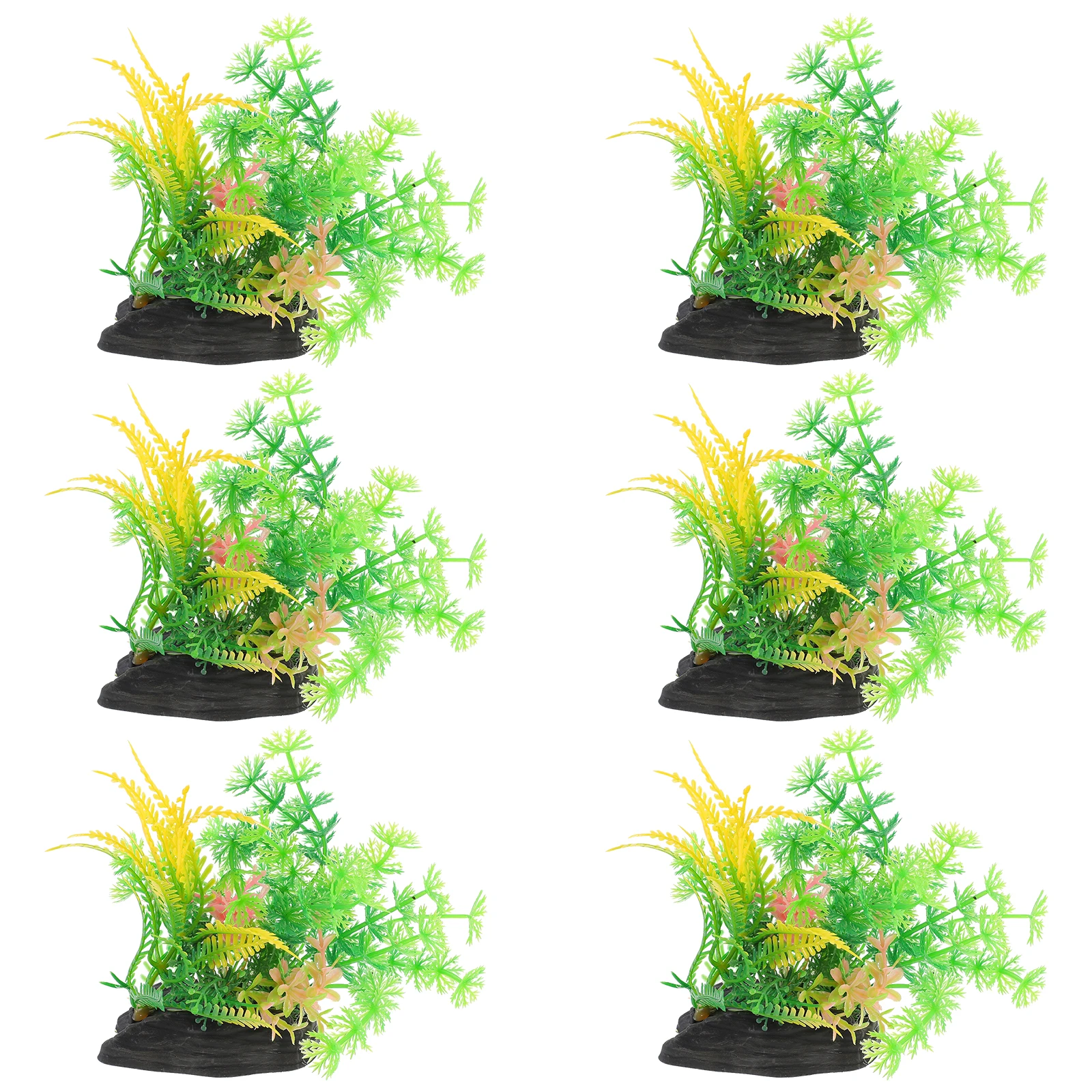 6pcs Plant Decorations Plastic Aquarium Accessories Fish Tank Plants Realistic Aquatic Artificial Plant For Fish Tank
6pcs Plant Decorations Plastic Aquarium Accessories Fish Tank Plants Realistic Aquatic Artificial Plant For Fish Tank