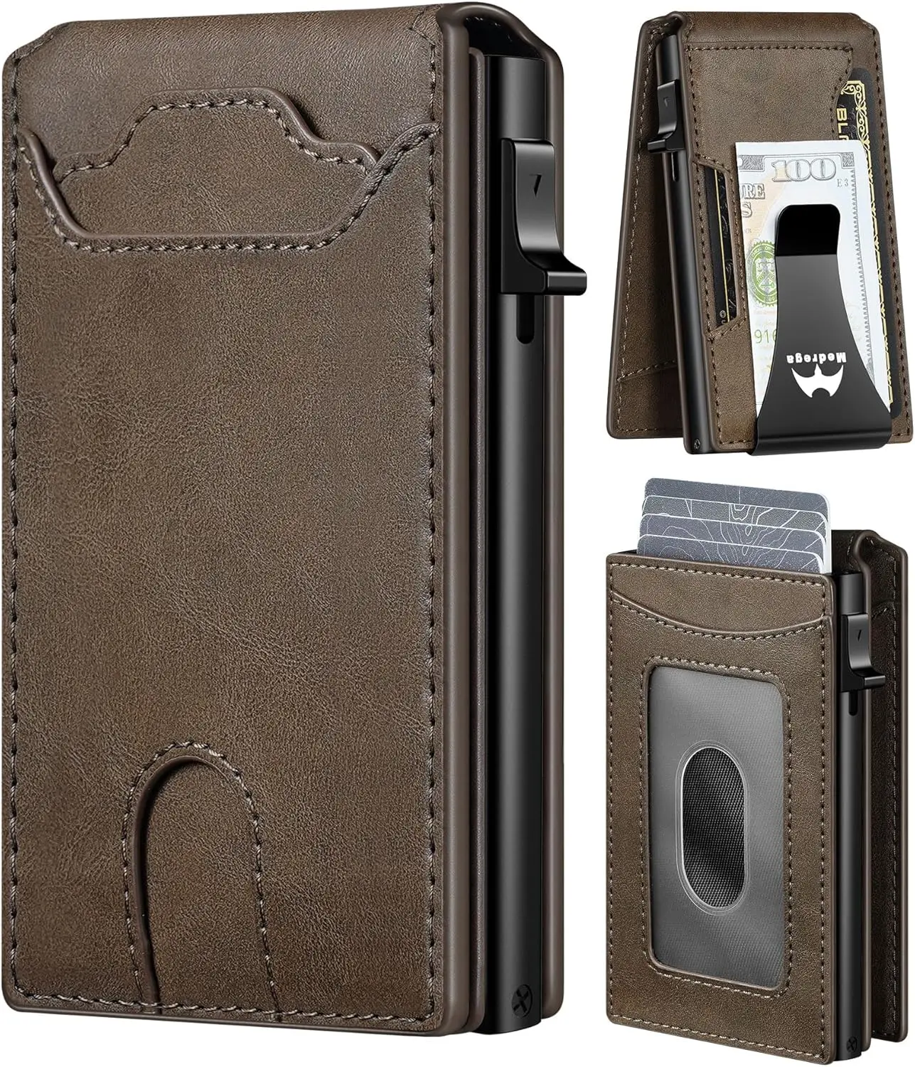 Slim Pop Up Card Wallet for Men - RFID Blocking, Money Clip, Front Pocket Credit Card Holder, Gift for Husband
Slim Pop Up Card Wallet for Men - RFID Blocking, Money Clip, Front Pocket Credit Card Holder, Gift for Husband