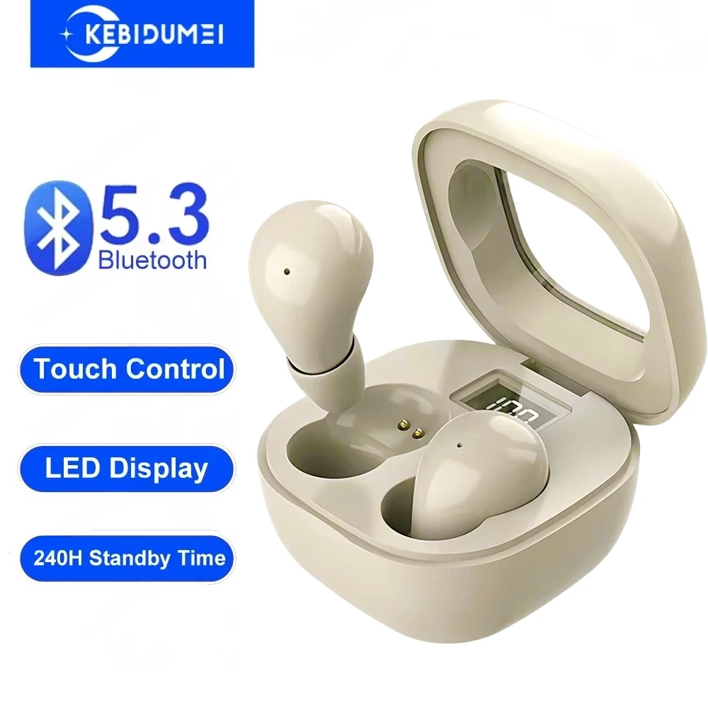 Bluetooth 5.3 Earphones Mini Wireless Headphones HIFI Stereo Noise Reduction Earbuds LED Display Sport Heasets for Xiaomi Huawei
Bluetooth 5.3 Earphones Mini Wireless Headphones HIFI Stereo Noise Reduction Earbuds LED Display Sport Heasets for Xiaomi Huawei