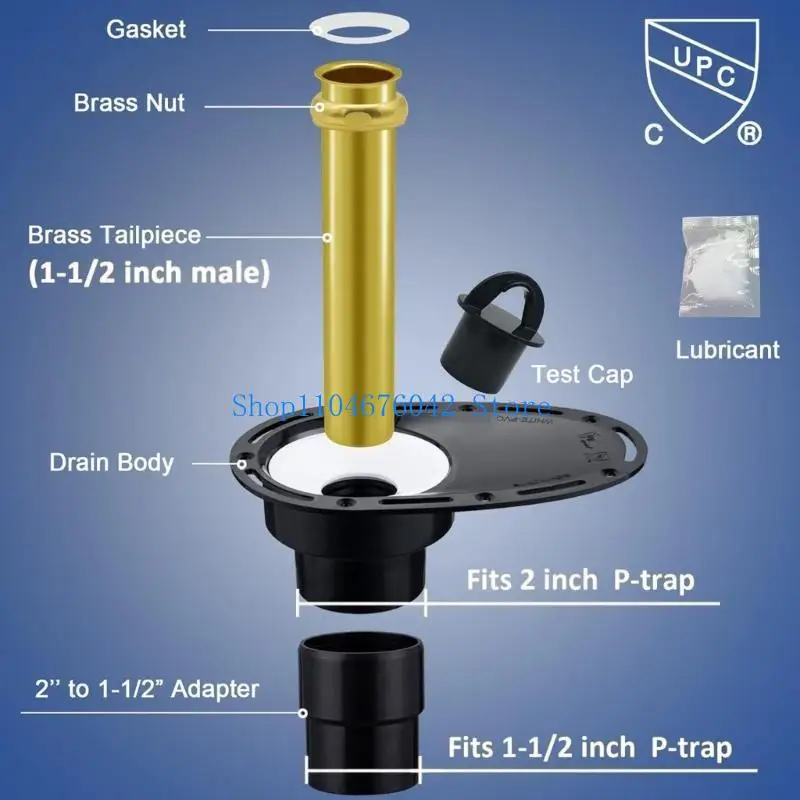 5asd Freestanding Tub Drain set with Brass Adapter & Accessories Island Drain set
5asd Freestanding Tub Drain set with Brass Adapter & Accessories Island Drain set
