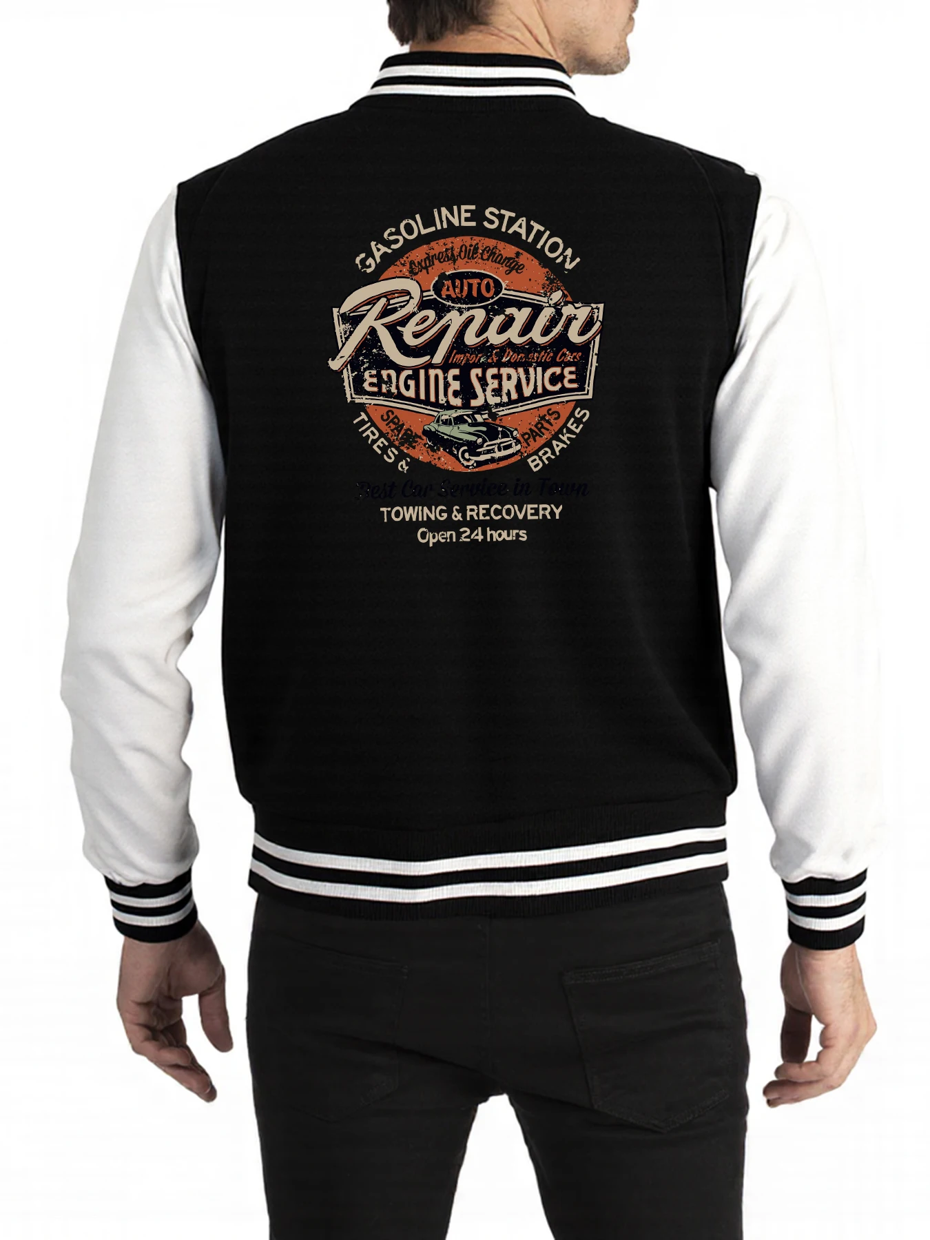 Auto Repair Best Car Printed Men Streetwear Fashion Street Baseball Jacket Loose Casual Coat Fleece American Clothing Unisex
Auto Repair Best Car Printed Men Streetwear Fashion Street Baseball Jacket Loose Casual Coat Fleece American Clothing Unisex