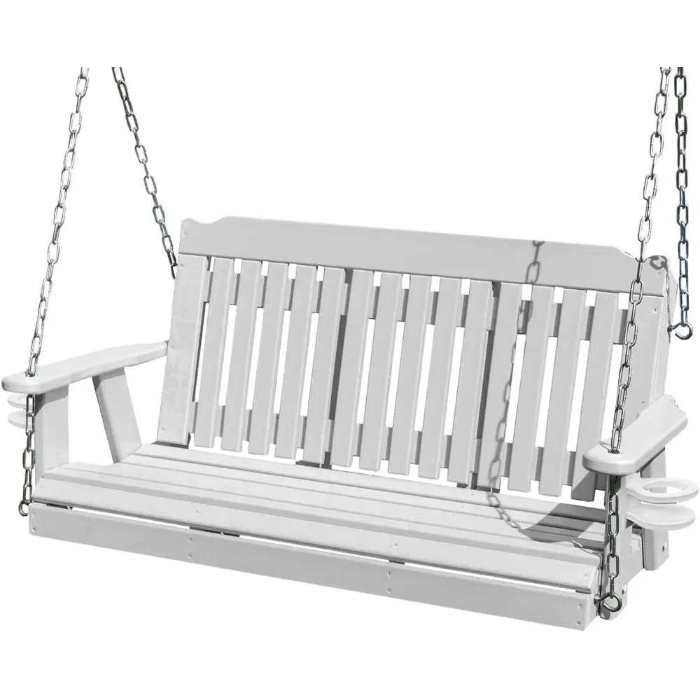 3-Person Plastic Swing Set with Cupholders, 800 lbs Capacity, Premium HDPE, Made in USA
3-Person Plastic Swing Set with Cupholders, 800 lbs Capacity, Premium HDPE, Made in USA