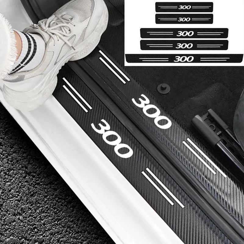 Carbon Fiber Car Sticker Protector Strip Auto Door Sill Welcome pedal Anti Scratch Waterproof For Chrysler 300 Car Accessories
Carbon Fiber Car Sticker Protector Strip Auto Door Sill Welcome pedal Anti Scratch Waterproof For Chrysler 300 Car Accessories