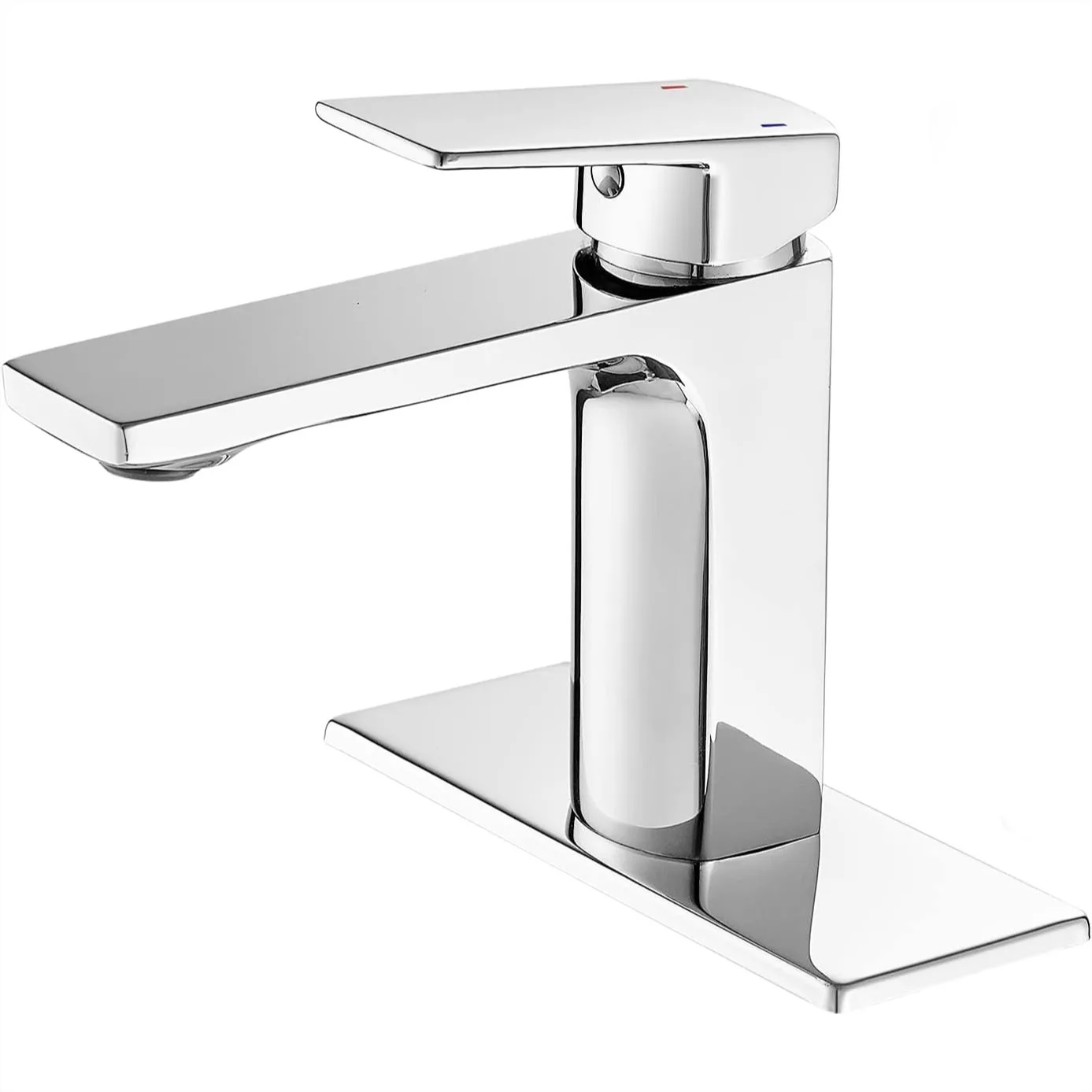 Chrome Bathroom Faucet One Hole Single Handle Sink Faucet with Deck Plate for Lavatory Vanity RV
Chrome Bathroom Faucet One Hole Single Handle Sink Faucet with Deck Plate for Lavatory Vanity RV