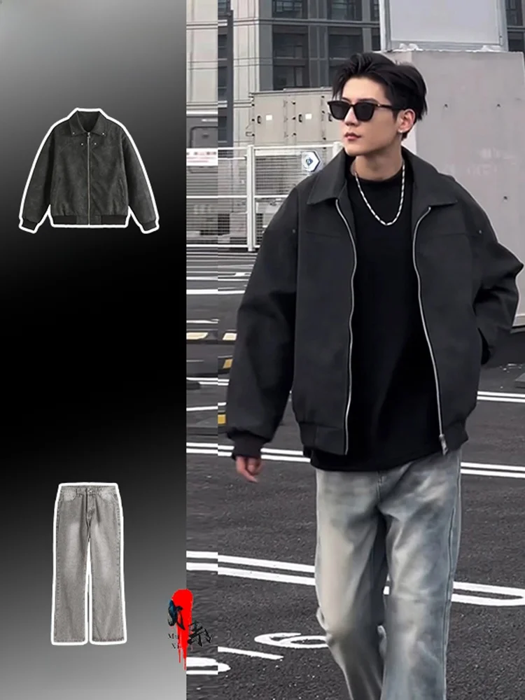 Мужская бейсбольная куртка в стиле ретро-американский, весна-осень, рабочая одежда, верхняя одежда, модная, с длинным рукавом, на молнии, из полиэстера
Мужская бейсбольная куртка в стиле ретро-американский, весна-осень, рабочая одежда, верхняя одежда, модная, с длинным рукавом, на молнии, из полиэстера