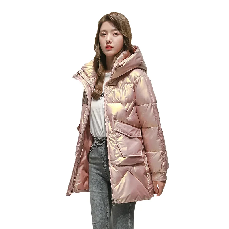 Women White Medium Length Down Jacket Thickened bright Coat Fashion Waterproof Warm Winter Duck Down Feather Female Warm Outwear
Women White Medium Length Down Jacket Thickened bright Coat Fashion Waterproof Warm Winter Duck Down Feather Female Warm Outwear