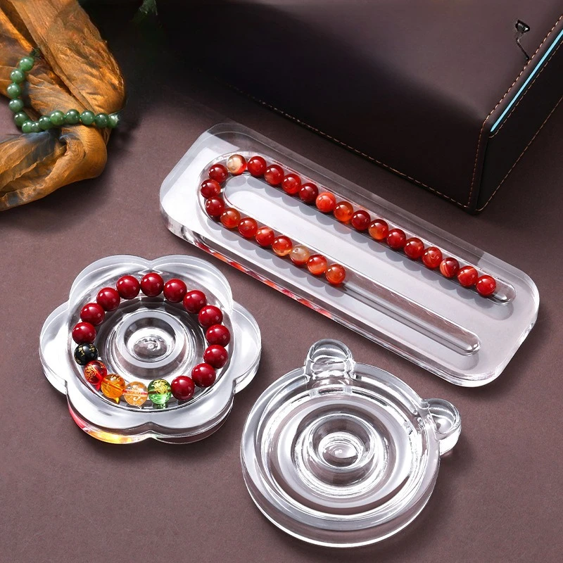 Acrylic Bead Design Tray Clear Bracelet Layout Plate Crystal Bangle Display Holder DIY Handcraft Stringing Accessory Sort
Acrylic Bead Design Tray Clear Bracelet Layout Plate Crystal Bangle Display Holder DIY Handcraft Stringing Accessory Sort