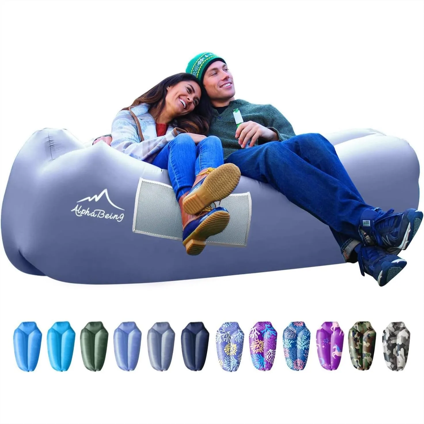 Inflatable Lounger Air Sofa for Beach Camping with Compression Sack, Outdoor Couch for Backyard Lakeside
Inflatable Lounger Air Sofa for Beach Camping with Compression Sack, Outdoor Couch for Backyard Lakeside