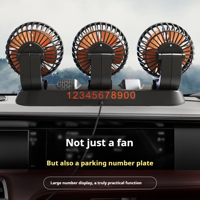 Car Fan 3 Head USB Electric Fan 360° Adjustable 2 Speed Silent Cooling Fan for Car Home Office Desk Automotive Air Circulator
Car Fan 3 Head USB Electric Fan 360° Adjustable 2 Speed Silent Cooling Fan for Car Home Office Desk Automotive Air Circulator