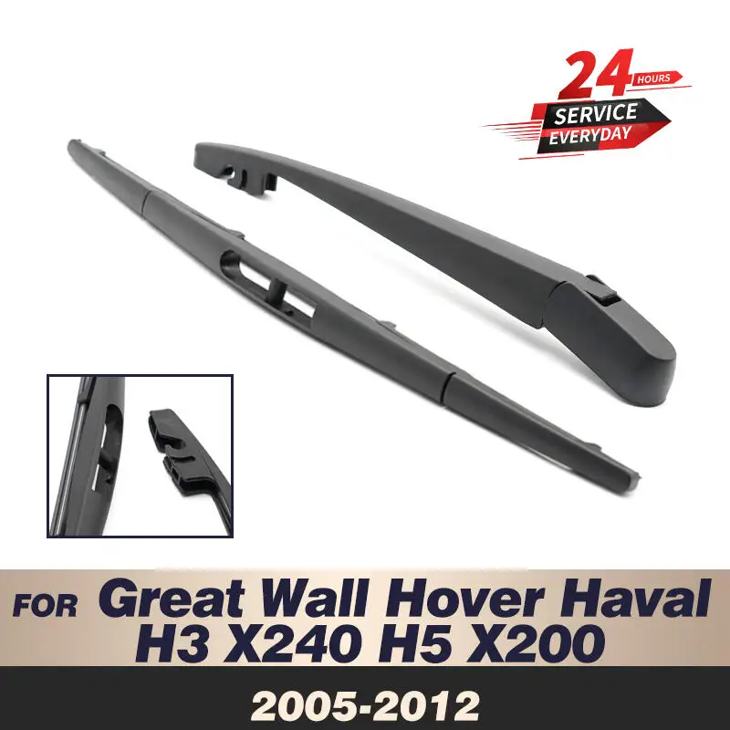 Wiper 14" Rear Wiper Blade & Arm Set Kit For Great Wall Hover Haval H3 X240 H5 X200 Windshield Windscreen Rear Window
Wiper 14" Rear Wiper Blade & Arm Set Kit For Great Wall Hover Haval H3 X240 H5 X200 Windshield Windscreen Rear Window