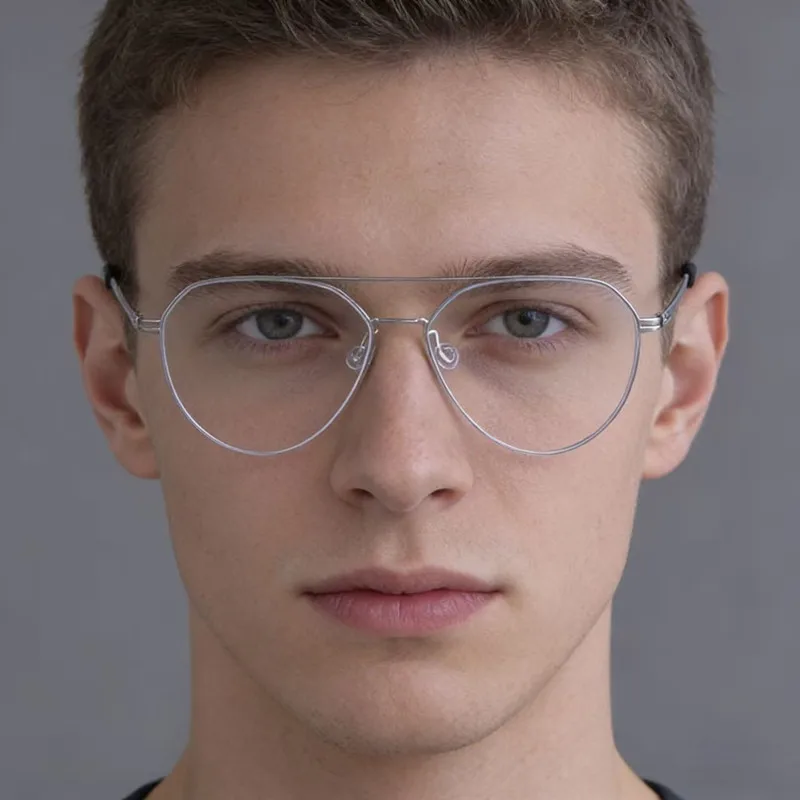 Дизайнерские мужские ультралегкие очки-авиаторы из высококачественного титана без винтов, женские деловые очки с двойной перемычкой
Дизайнерские мужские ультралегкие очки-авиаторы из высококачественного титана без винтов, женские деловые очки с двойной перемычкой