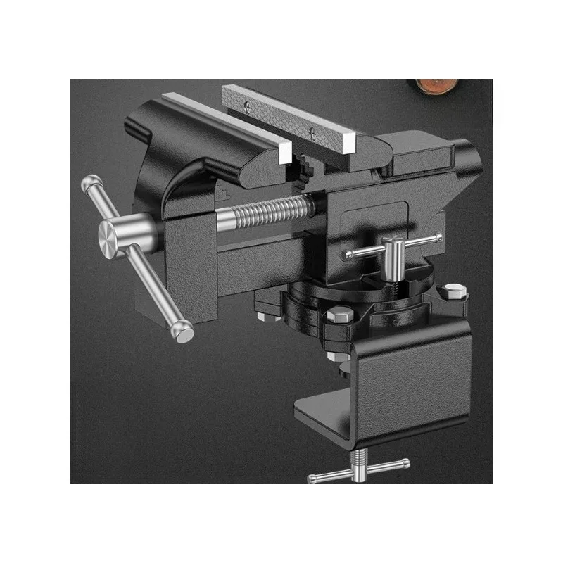 Vise clamp holder table 
Vise clamp holder table