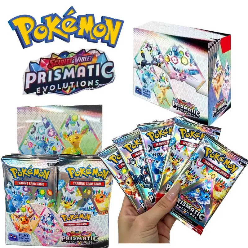 360Pcs/Set Pokemon Card MEGA ASCEND HEROES Prismatic Evolutions Scarlet Violet 151 English Booster Battle Transaction Card Gifts
360Pcs/Set Pokemon Card MEGA ASCEND HEROES Prismatic Evolutions Scarlet Violet 151 English Booster Battle Transaction Card Gifts