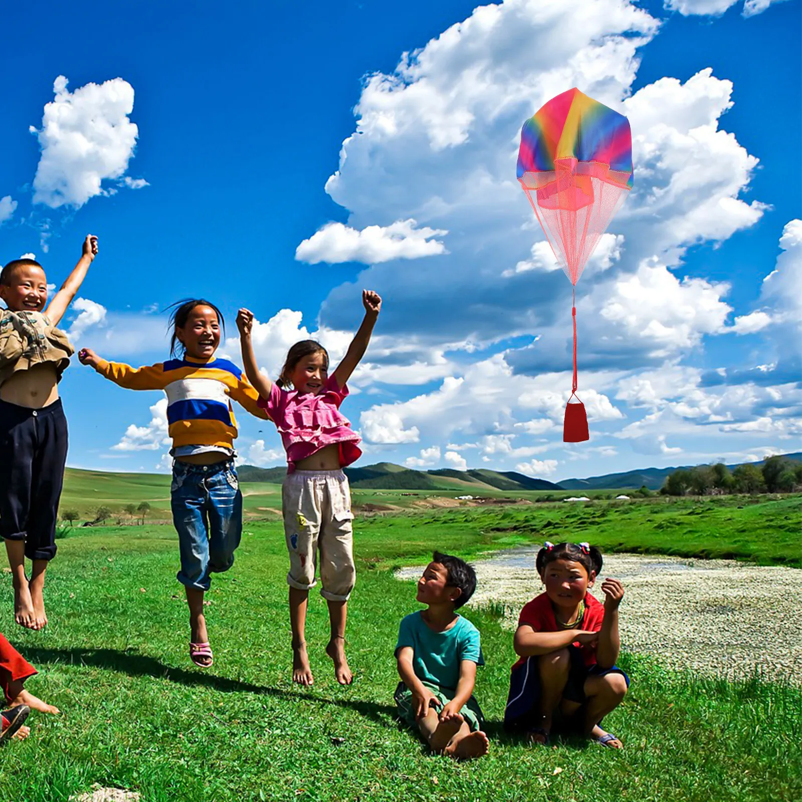2Pcs Parachute Hand Throw Recyclable Outdoor Children Parachute Plaything Creative Flying Game Props Kid Toy Gitf
2Pcs Parachute Hand Throw Recyclable Outdoor Children Parachute Plaything Creative Flying Game Props Kid Toy Gitf