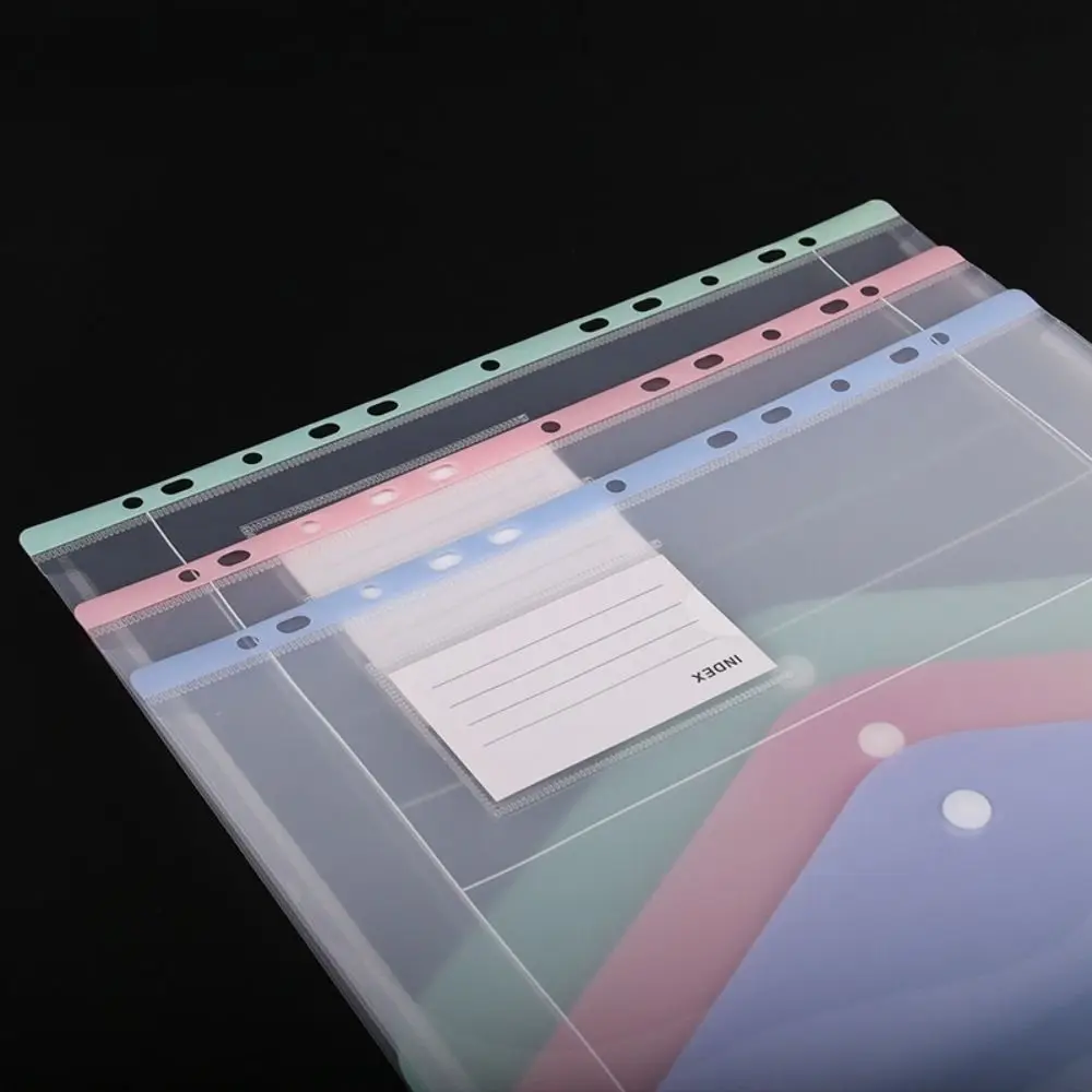6 pcs Perfect Plastic Binder Folders A4 Clear Punched Pockets 11 Holes Snap Closure Label Loose-Leaf School
6 pcs Perfect Plastic Binder Folders A4 Clear Punched Pockets 11 Holes Snap Closure Label Loose-Leaf School