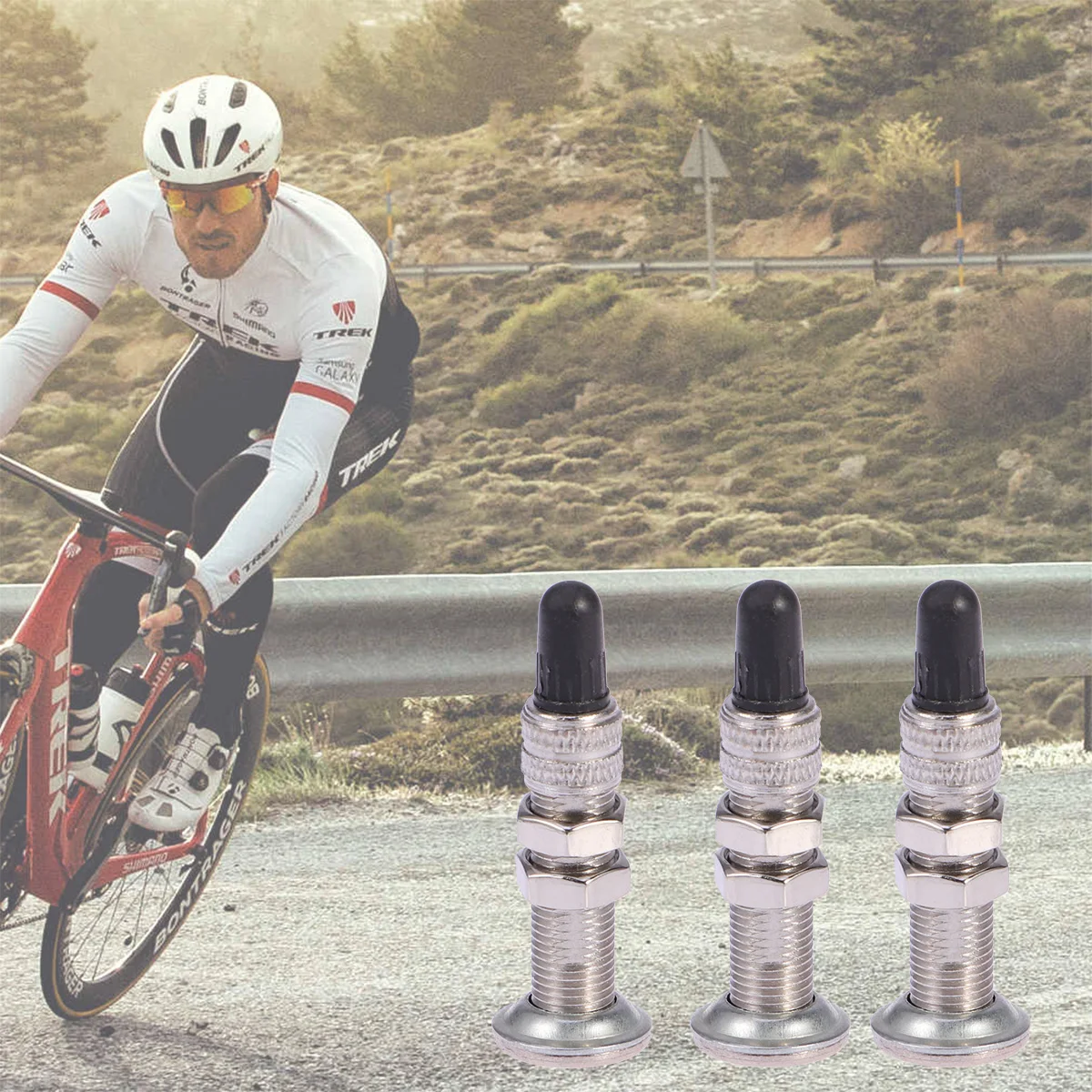 10 Pcs Tubeless Stem Bike Tire Valve Accessories for Road Mountain Bikes Easy Bead Setting Unrestricted Air Flow Durable
10 Pcs Tubeless Stem Bike Tire Valve Accessories for Road Mountain Bikes Easy Bead Setting Unrestricted Air Flow Durable