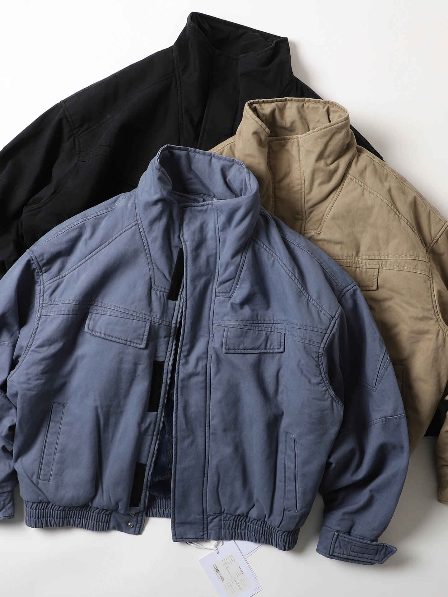 Мужская куртка-харрингтон из чистого хлопка с флисовой подкладкой, теплая, свободного кроя, с воротником-стойкой, в американском стиле, для работы
Мужская куртка-харрингтон из чистого хлопка с флисовой подкладкой, теплая, свободного кроя, с воротником-стойкой, в американском стиле, для работы