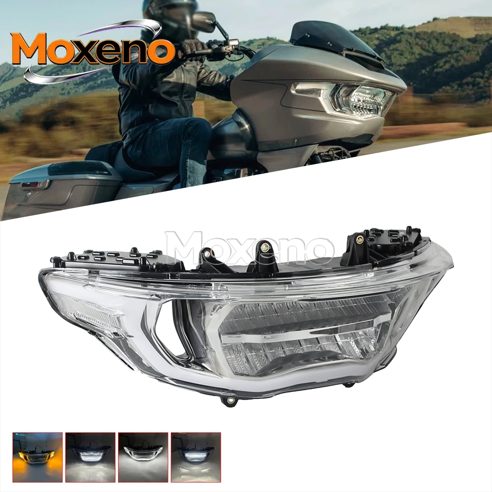 Motorcycle LED Headlight For Harley Touring Road Glide ST FLTRXSTSE FLTRX 24-26 FLTRXSE 23-26 Front Headlamp Hi/Lo Beam Light
Motorcycle LED Headlight For Harley Touring Road Glide ST FLTRXSTSE FLTRX 24-26 FLTRXSE 23-26 Front Headlamp Hi/Lo Beam Light