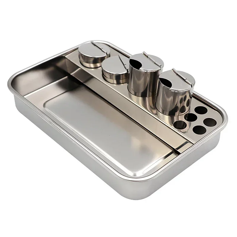 Stainless SteelDental Surgical Storage Tray Box Medical Dressing Plate Instruments Holder Tool For Dentist Lab
Stainless SteelDental Surgical Storage Tray Box Medical Dressing Plate Instruments Holder Tool For Dentist Lab