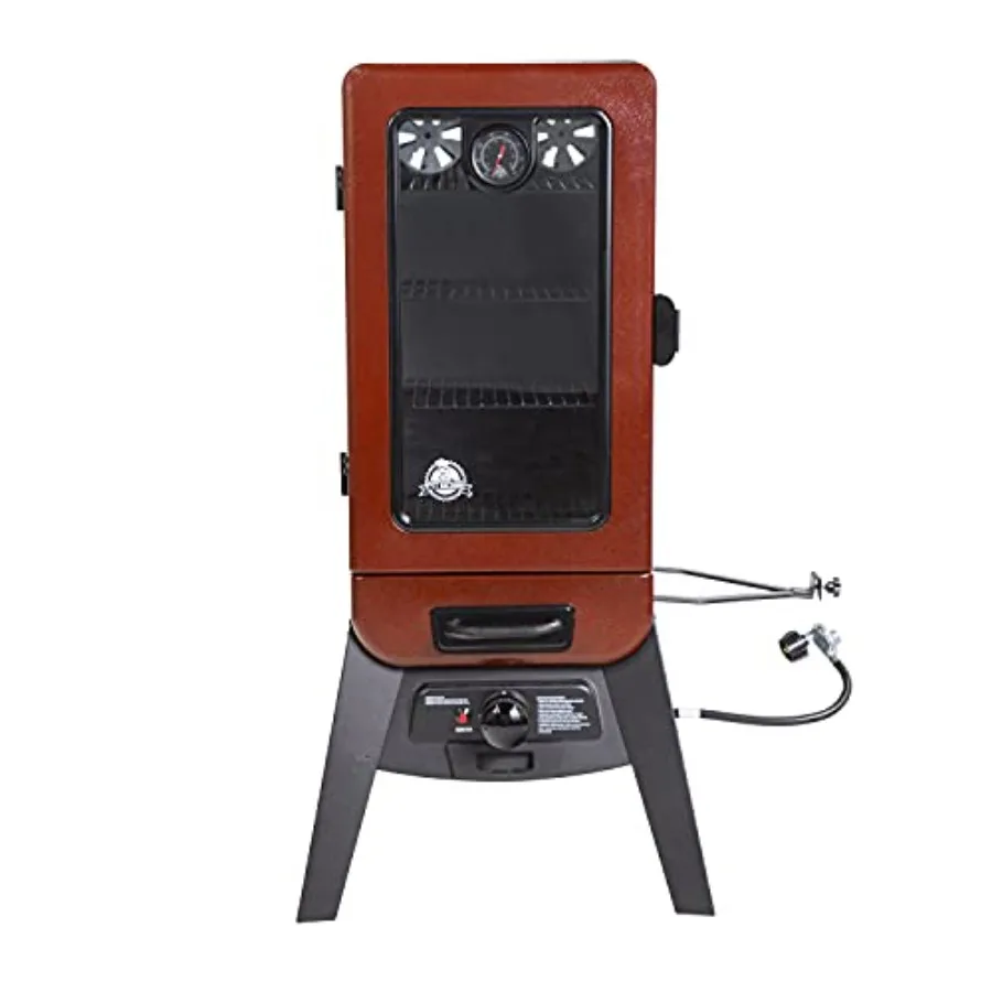 3-Series Gas Vertical Smoker Red Hammertone 10773
3-Series Gas Vertical Smoker Red Hammertone 10773