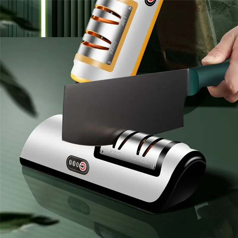 Electric Knife Sharpener Automatic Adjustable Kitchen Tool For Fast Sharpening Knives Scissors Orange Durable Top-Rated
Electric Knife Sharpener Automatic Adjustable Kitchen Tool For Fast Sharpening Knives Scissors Orange Durable Top-Rated