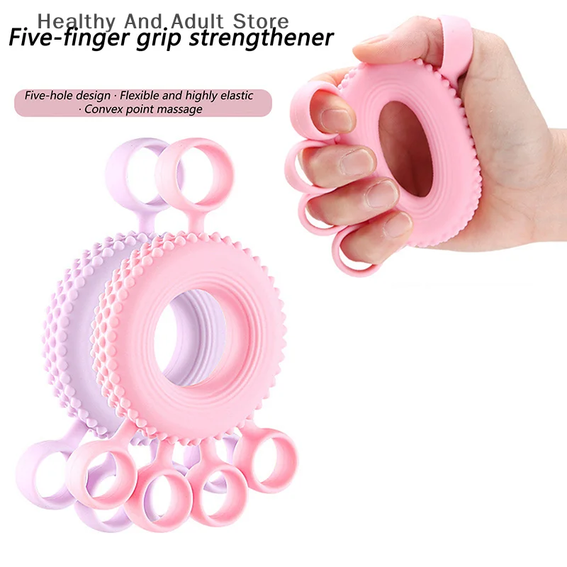 Silicone Hand Grip Five Finger Flexibility Training Finger Recovery Trainer Exercise Muscle Workout Gym Fitness Strengthener
Silicone Hand Grip Five Finger Flexibility Training Finger Recovery Trainer Exercise Muscle Workout Gym Fitness Strengthener