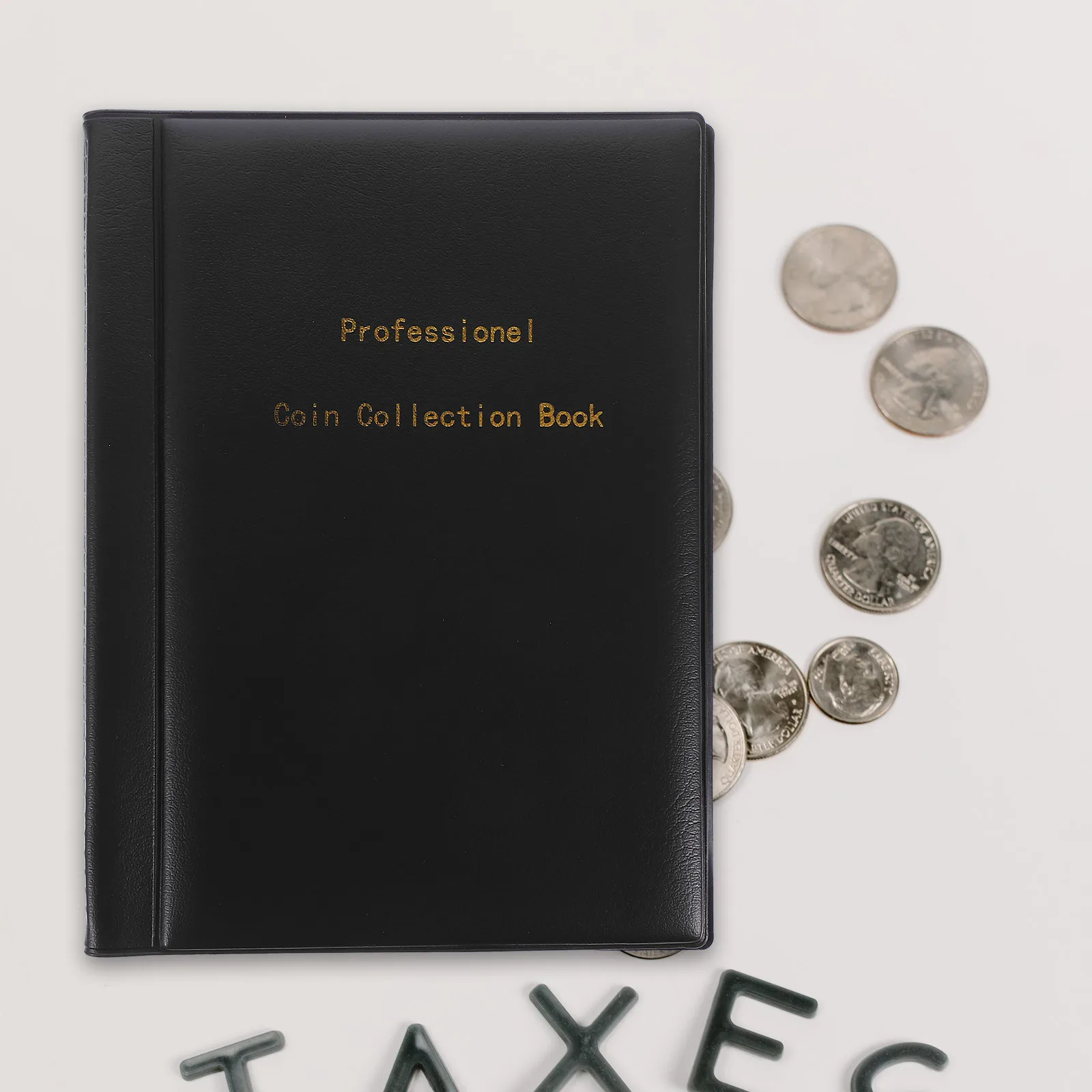 Storage Album Hard Pu Cover Scratch-Resistant For Collectors Portable Organizer Coin Collection Book Coin Protector 
Storage Album Hard Pu Cover Scratch-Resistant For Collectors Portable Organizer Coin Collection Book Coin Protector