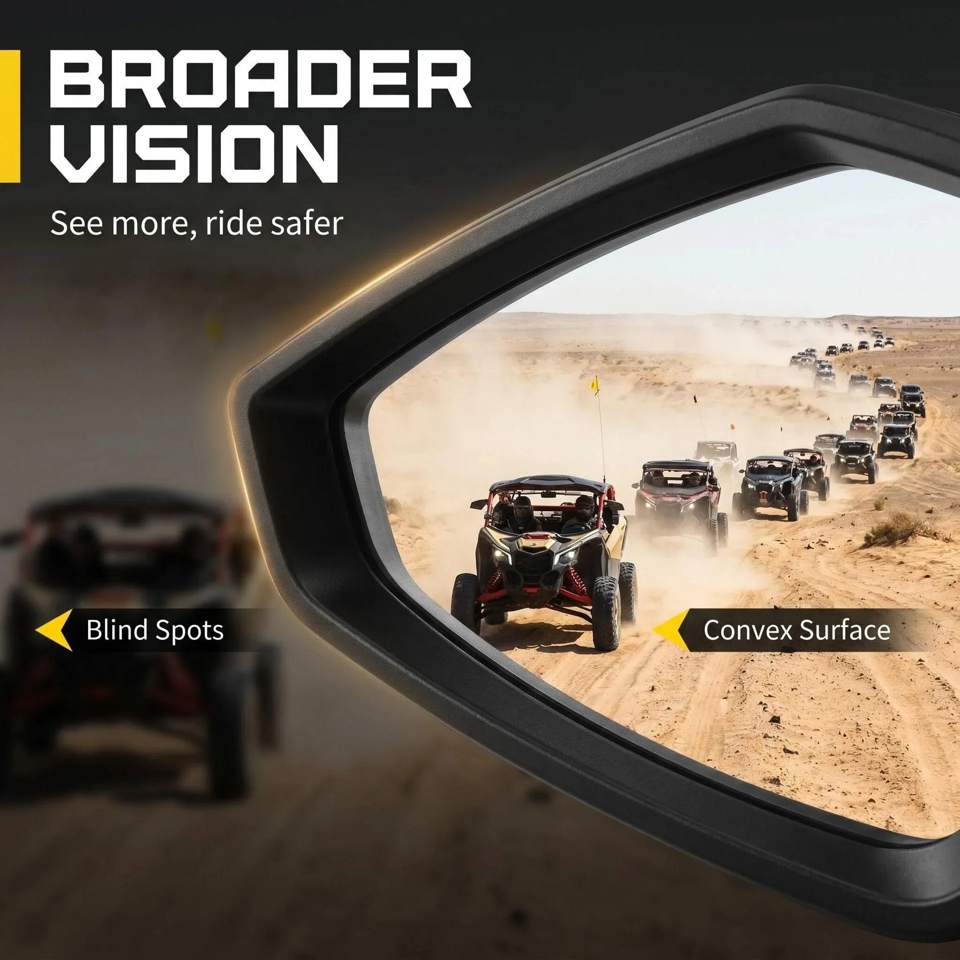 For Can-Am Can Am Maverick X3 Adjustable Rearview Mirrors Rear View Glass Back Side View Mirrors CNC Aluminum Alloy Process
For Can-Am Can Am Maverick X3 Adjustable Rearview Mirrors Rear View Glass Back Side View Mirrors CNC Aluminum Alloy Process