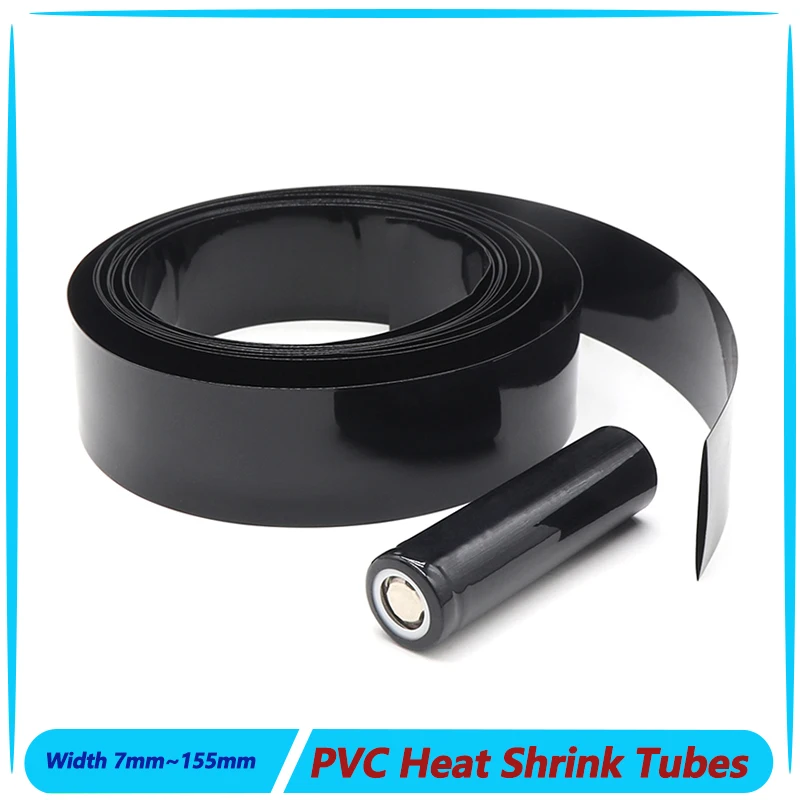 1~20M Black PVC Battery Wraps Lipo Battery Pack Insulated Cable Sleeve Lithium Film Case Heat Shrink Tubing Dia.7 ~ 155mm 18650
1~20M Black PVC Battery Wraps Lipo Battery Pack Insulated Cable Sleeve Lithium Film Case Heat Shrink Tubing Dia.7 ~ 155mm 18650