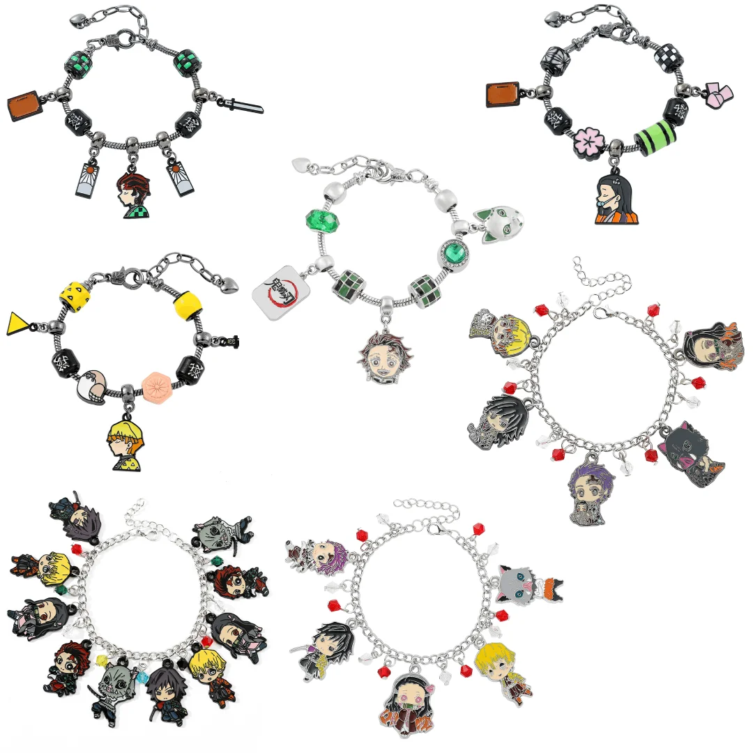 Anime Demon Slayer Kimetsu No Yaiba Charm Bracelet Kamado Nezuko Men Women Metal Pendant Bracelet Trendy
Anime Demon Slayer Kimetsu No Yaiba Charm Bracelet Kamado Nezuko Men Women Metal Pendant Bracelet Trendy
