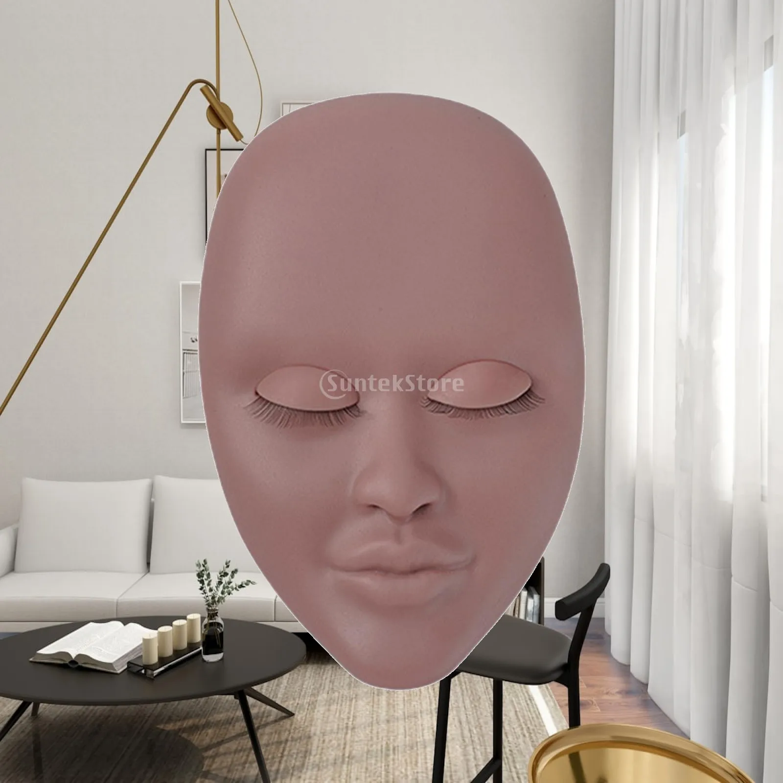 Lash Mannequin Head Silicone Multifunctional Lifelike Soft Professional Practice Eyelash Training Head for Beginners Home Use
Lash Mannequin Head Silicone Multifunctional Lifelike Soft Professional Practice Eyelash Training Head for Beginners Home Use