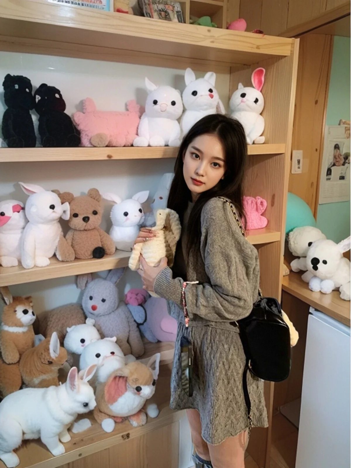 Loose Knitted Sweater Coat And Short Skirt Set Sweet Style Winter Collection Long Sleeve round Neck Woolen Casual Wear
Loose Knitted Sweater Coat And Short Skirt Set Sweet Style Winter Collection Long Sleeve round Neck Woolen Casual Wear