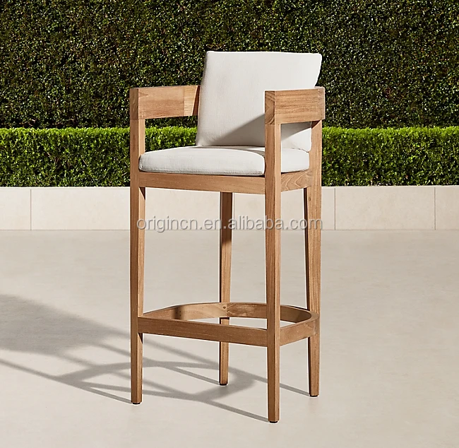 Luxurious Modern Leisure Way Outdoor Furniture High Seat Bistro Teak Wooden Bar Stool
Luxurious Modern Leisure Way Outdoor Furniture High Seat Bistro Teak Wooden Bar Stool